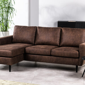3-seater sofa CL L+R, Savannah fabric, S430 brown