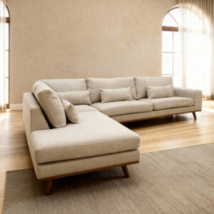 Paloma, 3-seater left-hand corner, fabric Borg 24, B460 beige