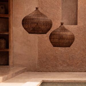The Desert Gourd Pendant - Dark Walnut - M
