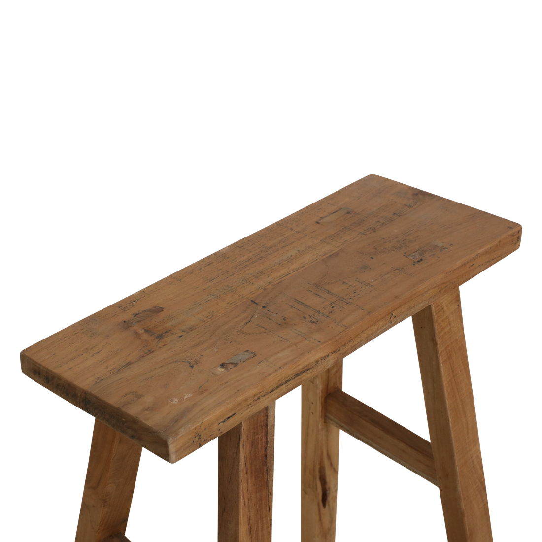 Java Carpenter side table/bench - Recycled teak - 40x17x50 cm - Image 2
