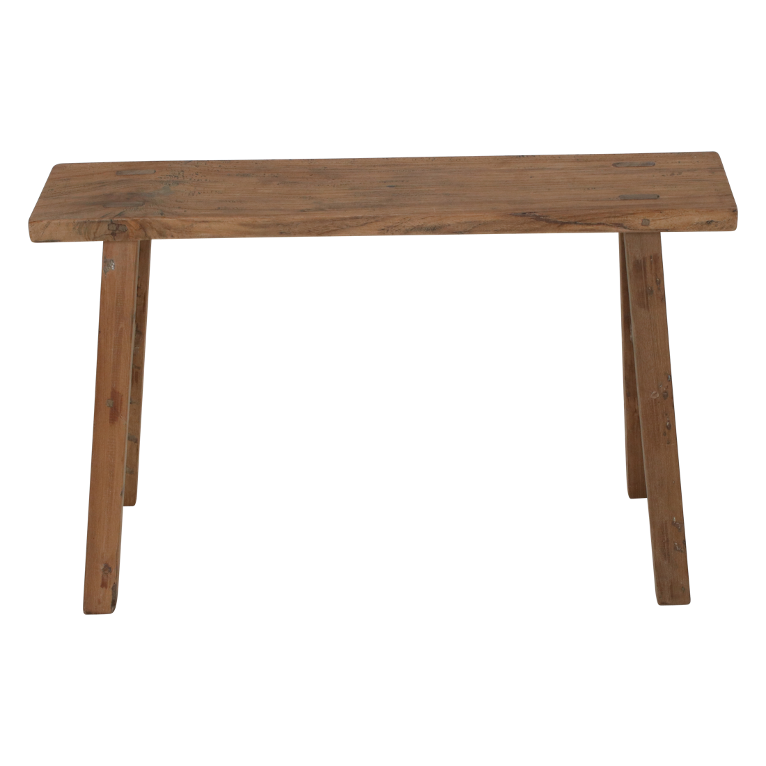 Java carpenter side table/bench - Recycled teak wood - 80x17x50 cm - Image 2