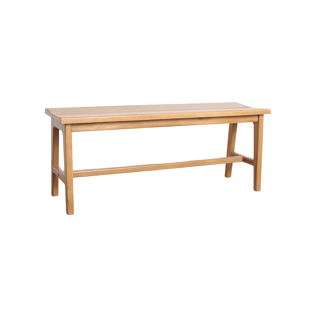 Teak bench - 120x35x48 cm