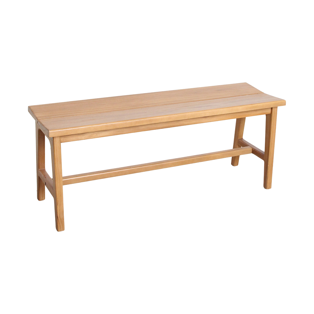 Teak bench - 120x35x48 cm - Image 3