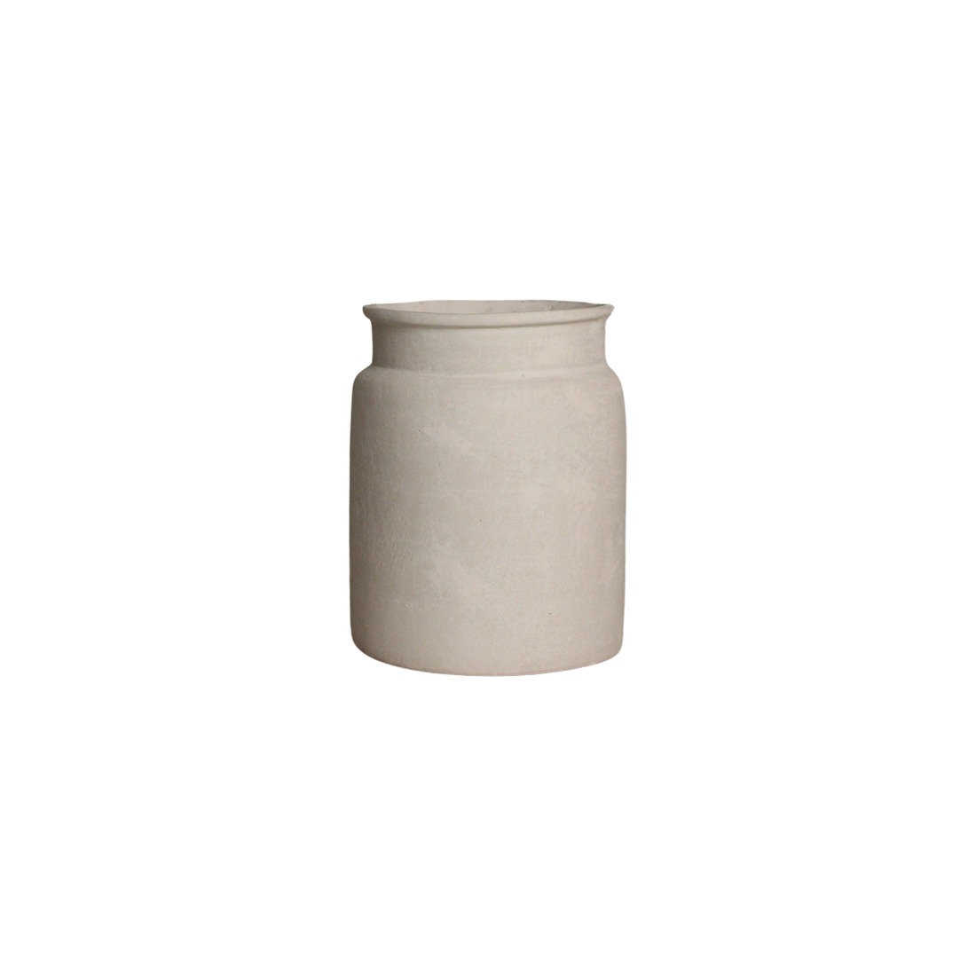 Chalk decorative vase Mandore L - 37.5x37.5x35 cm