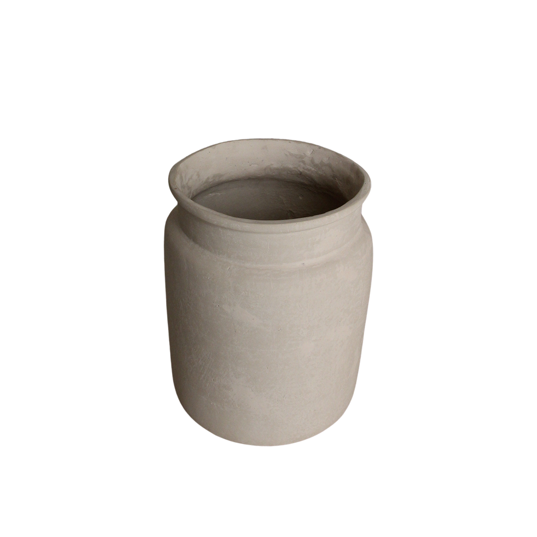 Chalk decorative vase Mandore L - 37.5x37.5x35 cm - Image 3