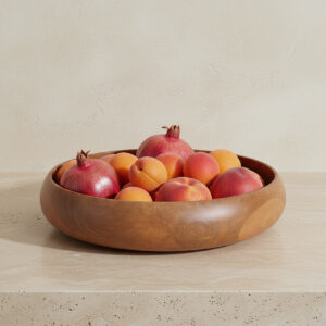 Large teak bowl - Ø 37 cm