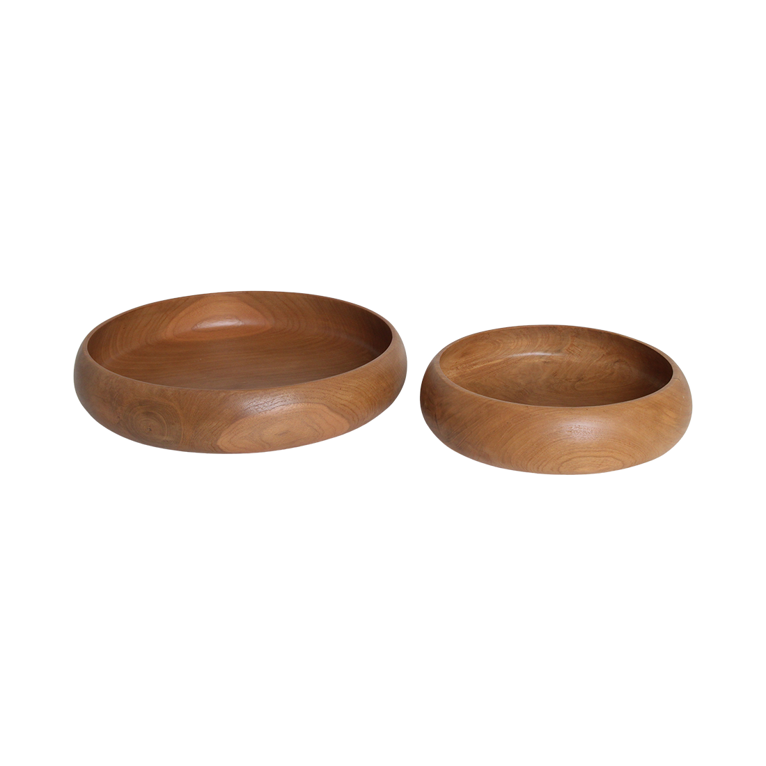 Large teak bowl - Ø 37 cm - Image 6