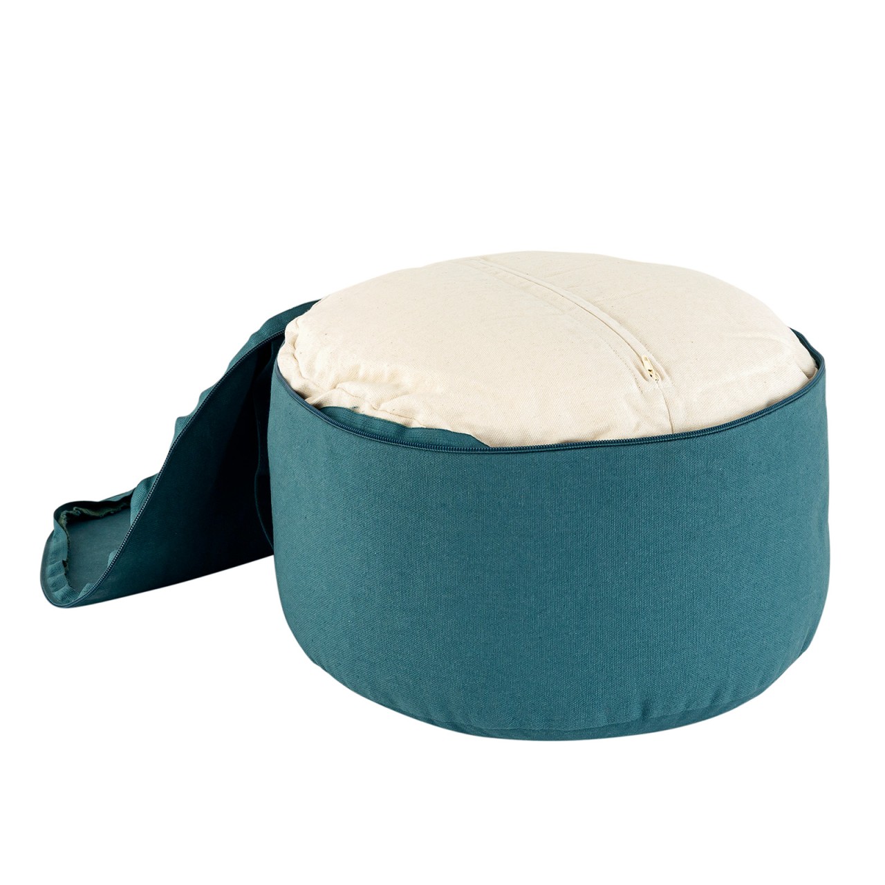 Yoga cushion meditation cushion eye pillow seat cushion round Ø31 x H20 cm washable cover - Image 4