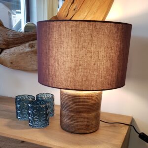 Replacement lampshade 30 cm x 18 cm (H), cotton-linen