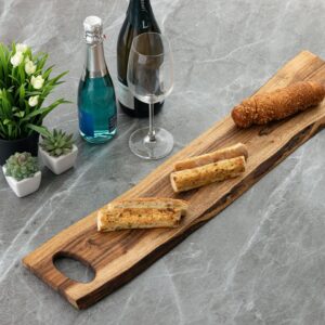 Decorative Board, Serving Board, Decorative Tray, Masterbox 8-Piece Thor, 70 X 15 Cm, Solid Acacia