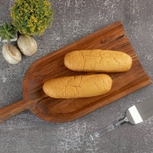 Wooden Decorative Scoop 45 X 20 Cm, 8-Piece Masterbox, Solid Acacia Wood Bowl