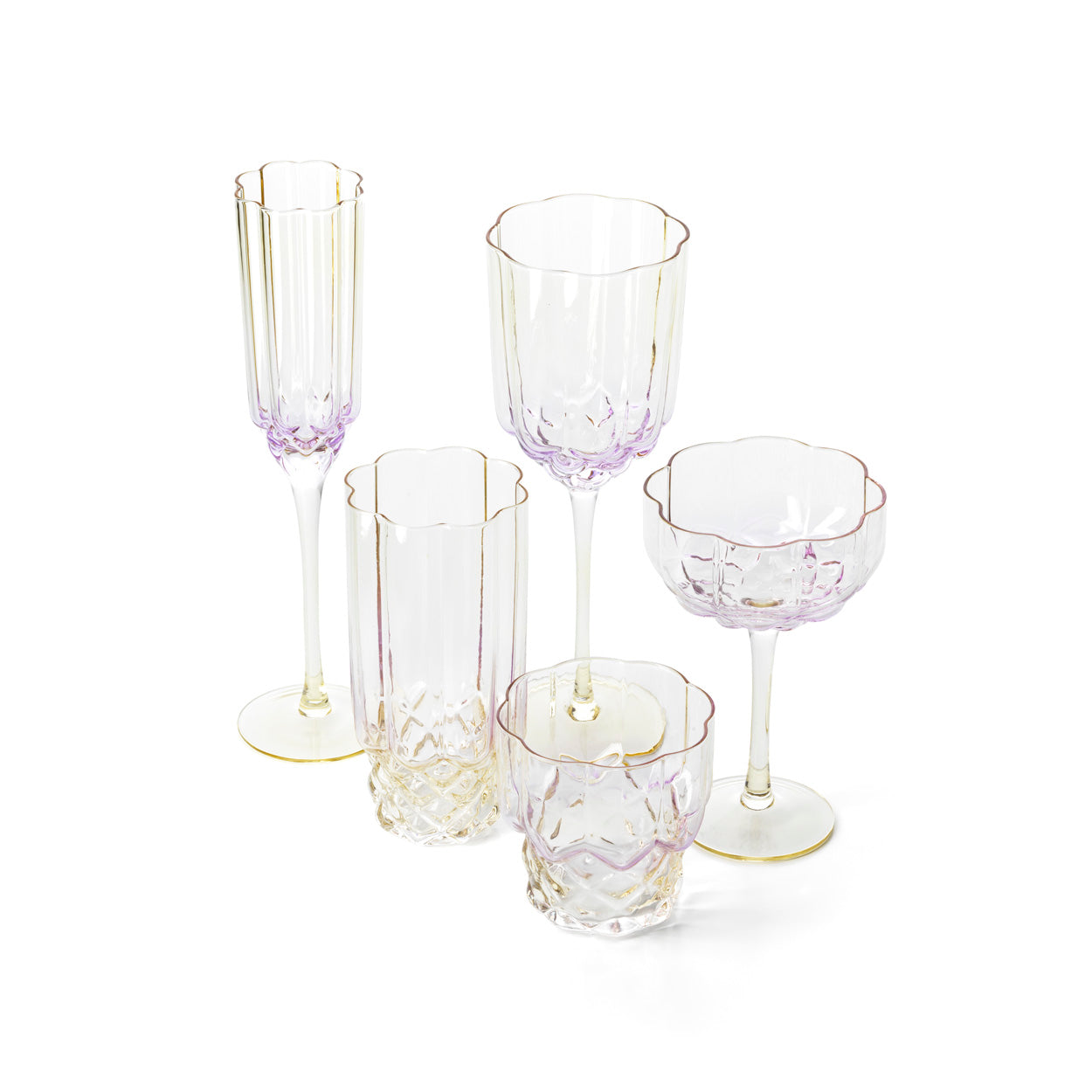 The Pink Blush Wine Glass - Pink - Image 5