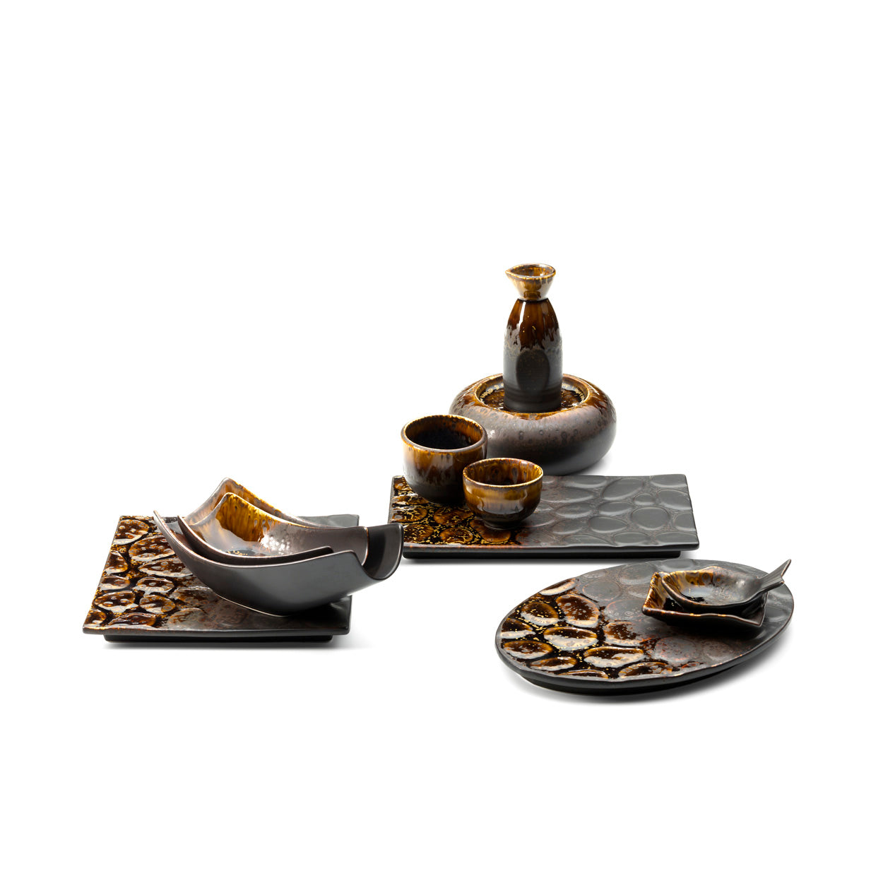 The Merapi Serving Bowl - Brown - L - Image 5