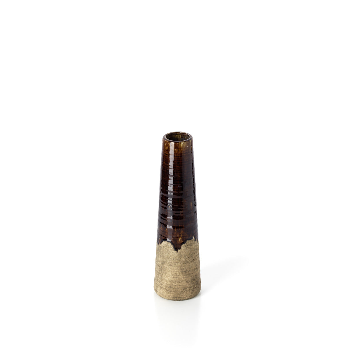 The Amber Cone Vase - Concrete Brown - S - Image 3