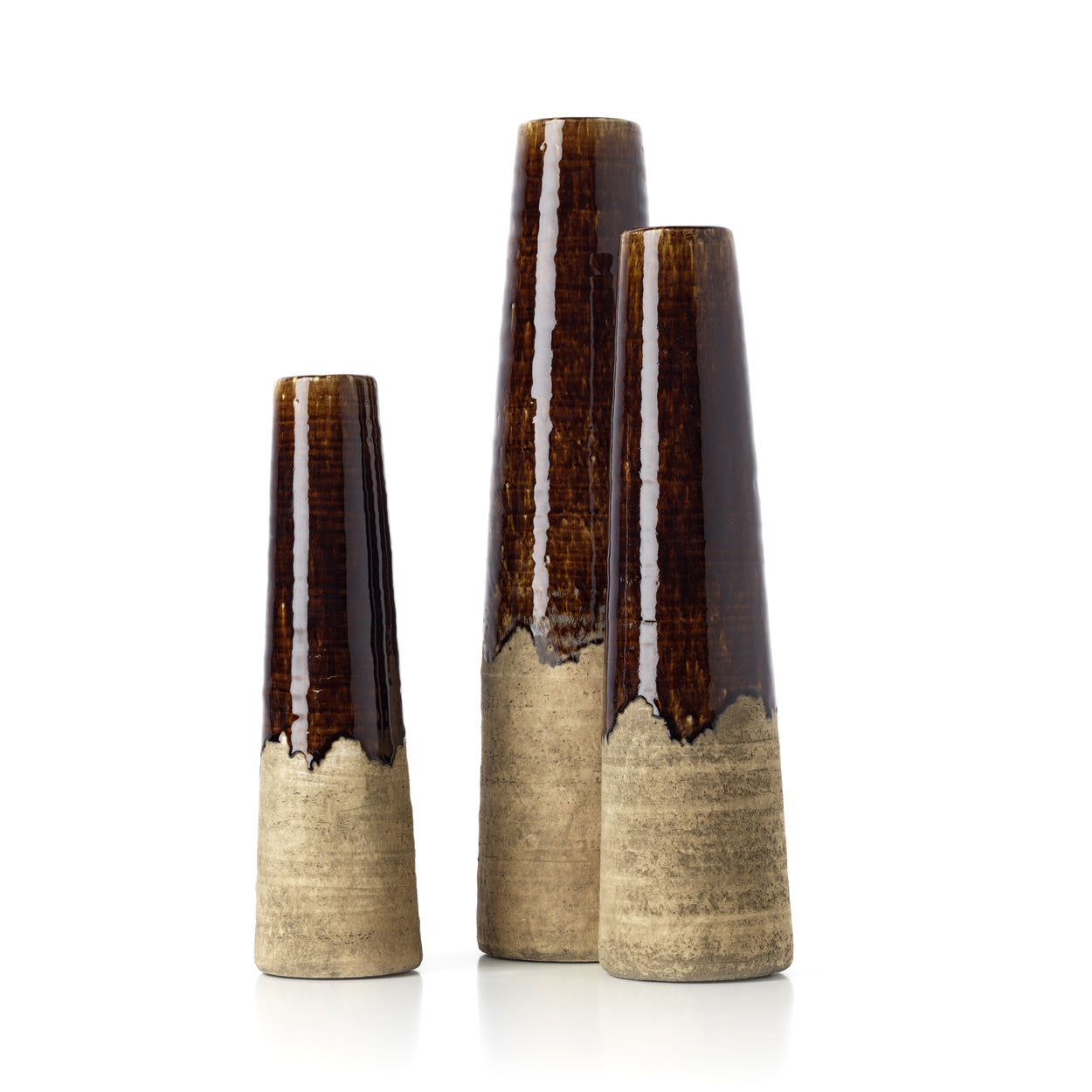 The Amber Cone Vase - Concrete Brown - S - Image 4