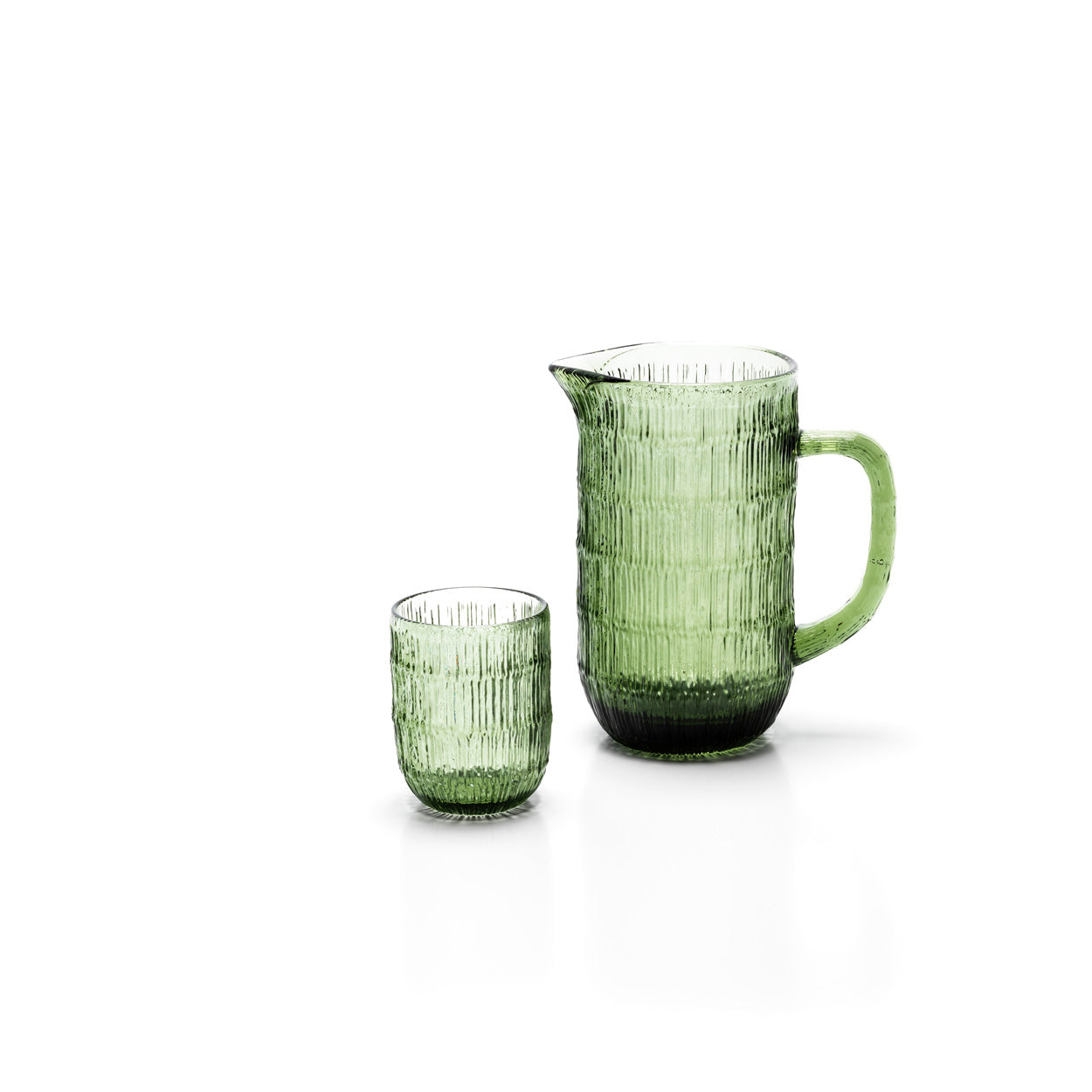 The Moss Ripple Pitcher - Green - Image 3