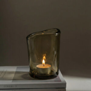 The Nocturne Candle Holder - Charcoal - L