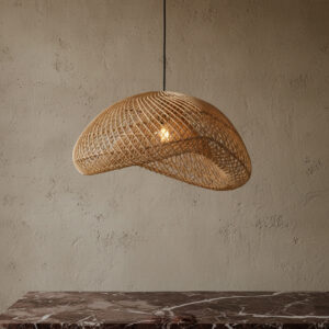 Maze rattan sarkıt lamba, Organik L - Ø 57 x 31 cm