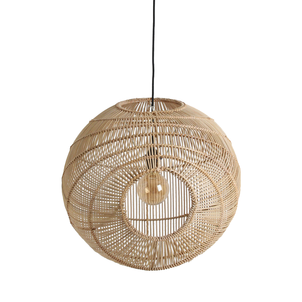 Luna rattan pendant lamp Sphere - 50 x 52 x 50 cm - Image 5