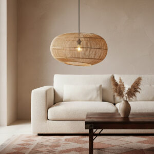 Luna rattan pendant lamp Orbit - Ø 62 x 37 cm