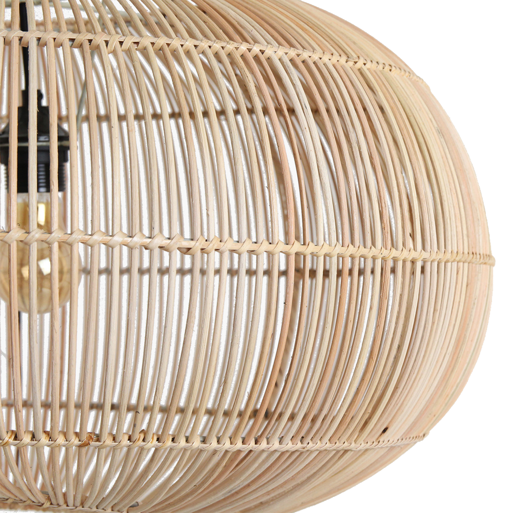 Luna rattan pendant lamp Orbit - Ø 62 x 37 cm - Image 5