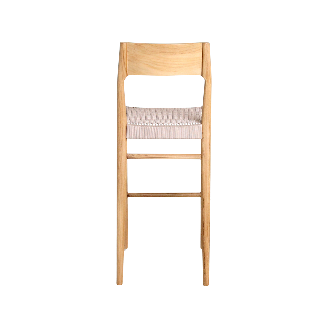 Freya outdoor teak bar stool - Image 6