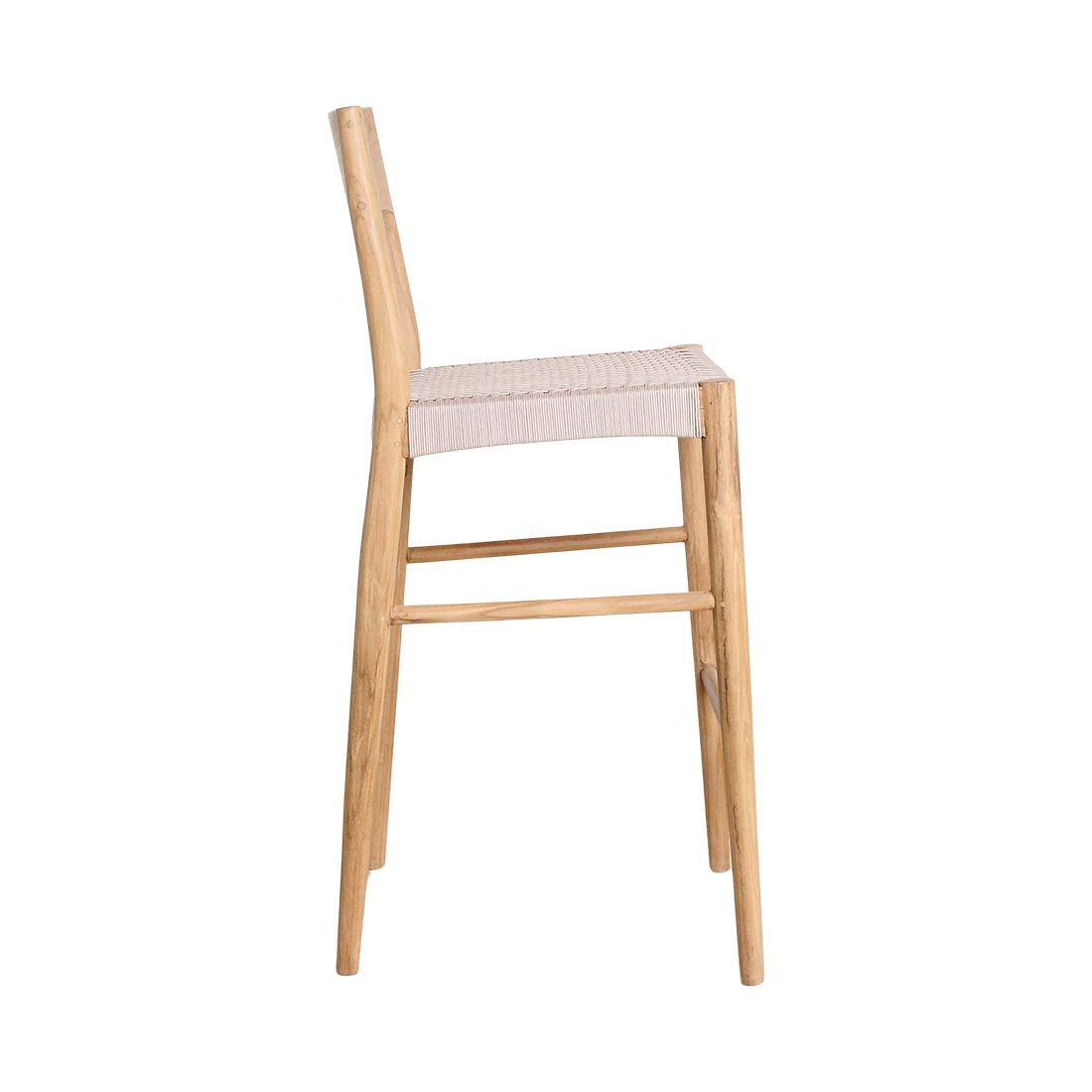 Freya outdoor teak bar stool - Image 7