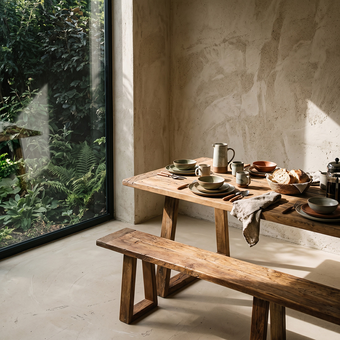 Farmwood dining table 180 cm - Image 7