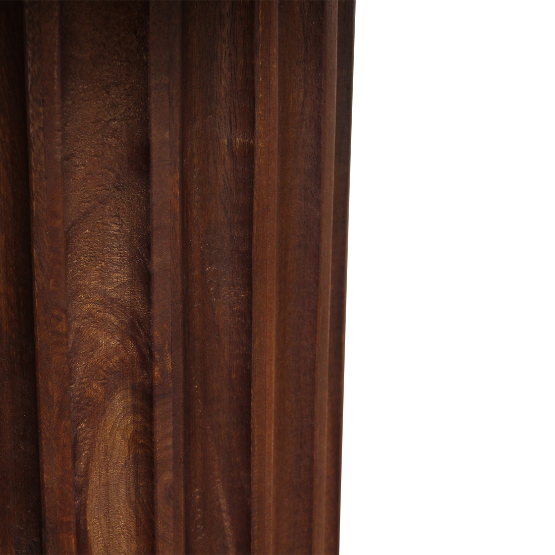 Bullnose reversed side table, brown, Ø 50 cm - Image 7