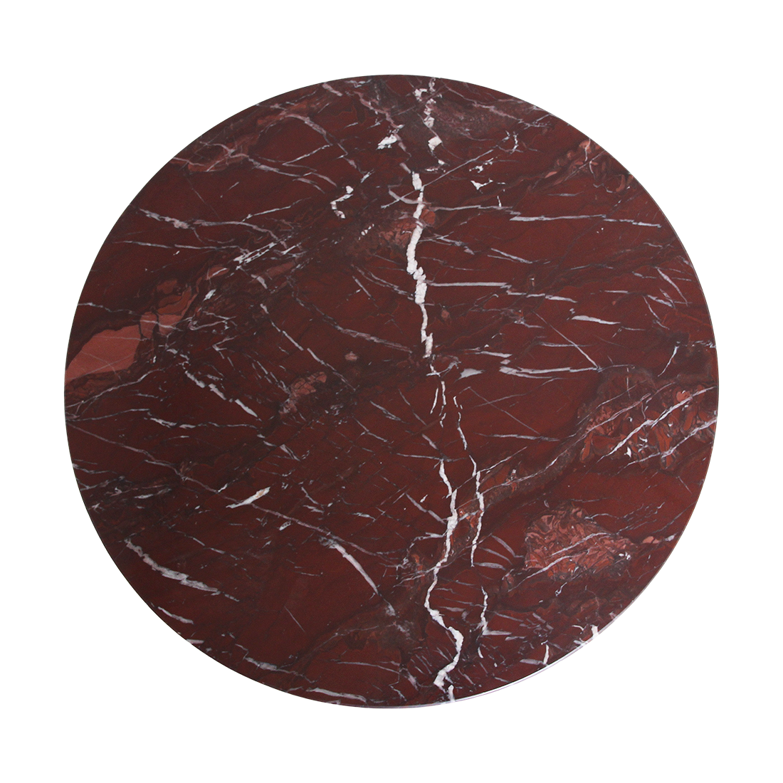 Marble side table Cherry - 50x50x50 cm - Image 3