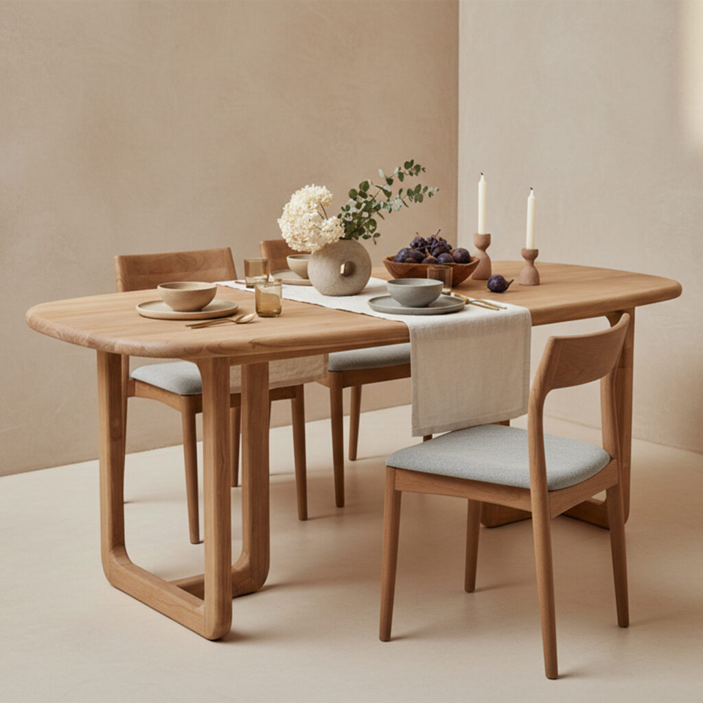Scandinavian Dining Setup