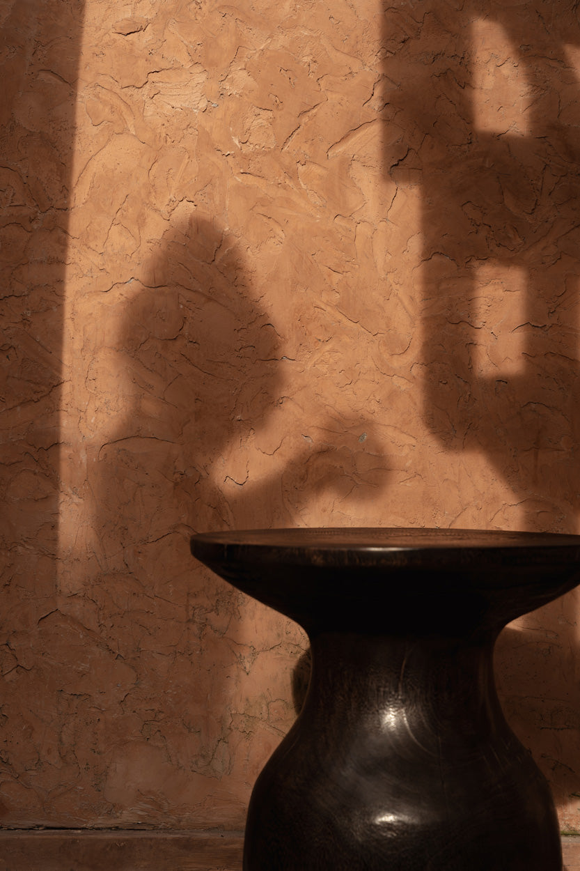The Hourglass Side Table - Dark Walnut - Image 4