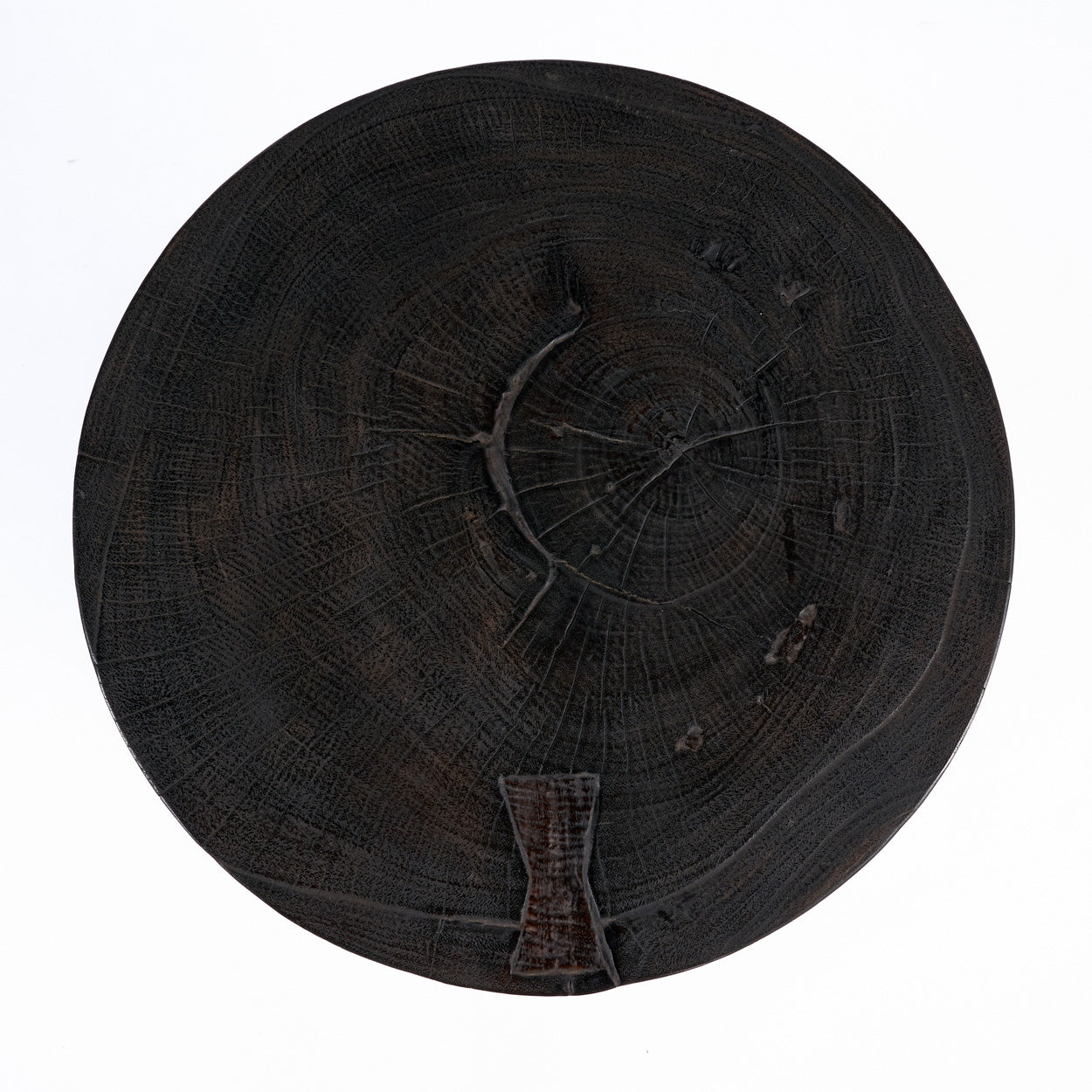 The Hourglass Side Table - Dark Walnut - Image 7