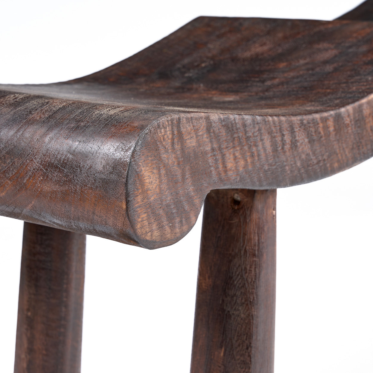 The Lombok Wave Bench - Dark Walnut - M - Image 9
