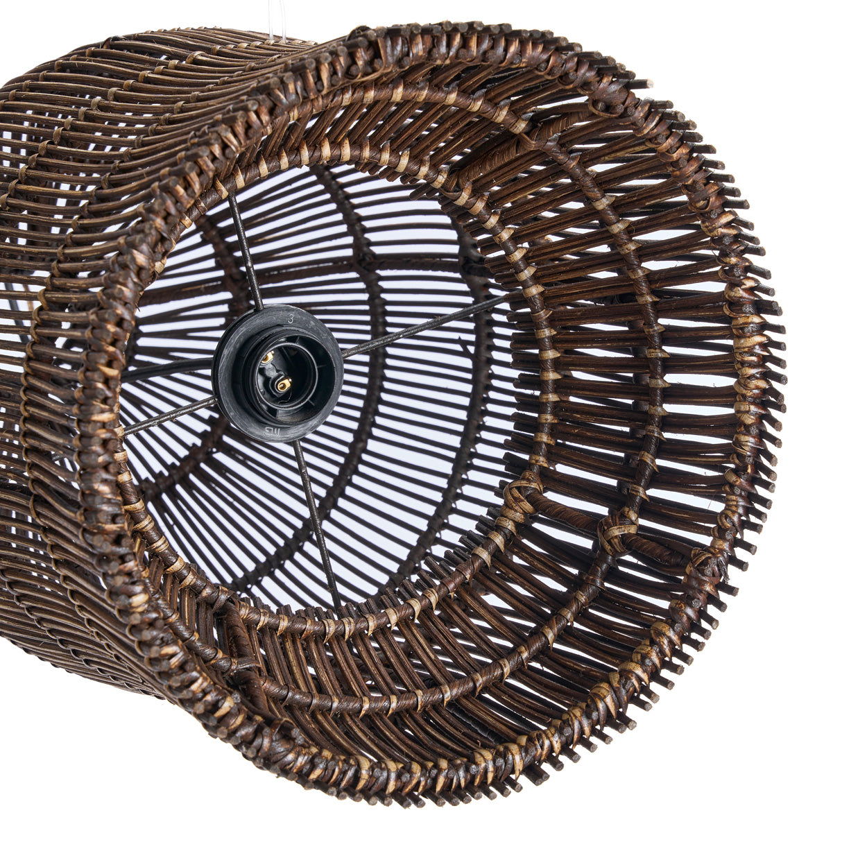 The Woven Bell Pendant - Dark Walnut - S - Image 5