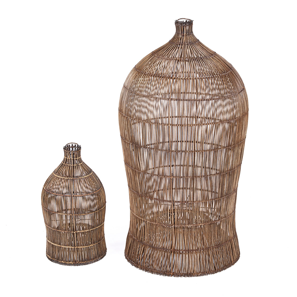 The Woven Bell Pendant - Dark Walnut - S - Image 6