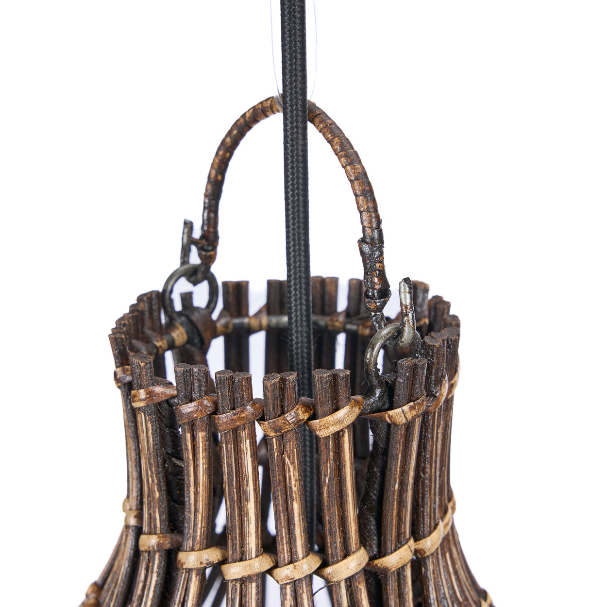 The Woven Bell Pendant - Dark Walnut - S - Image 7