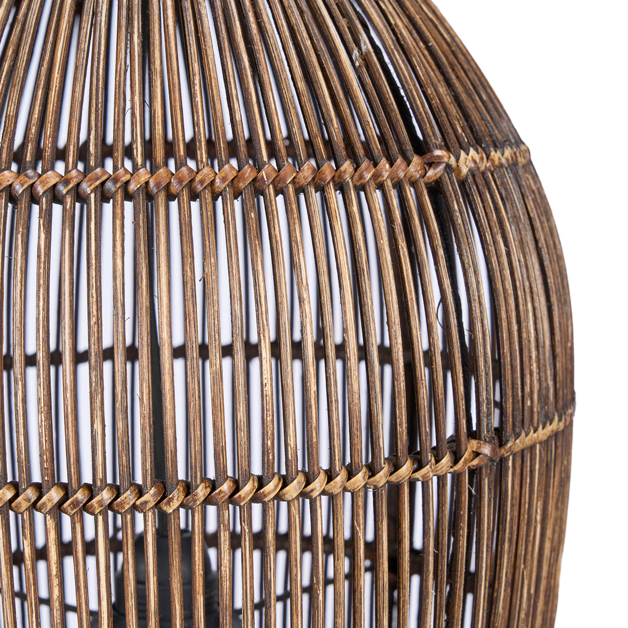 The Woven Bell Pendant - Dark Walnut - S - Image 8