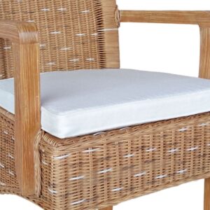Perth Seat Cushion, Chair Cushion, Cushion, Chair Pad With Velcro Strap For Chairs With Armrests
