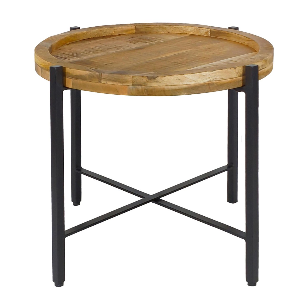 Round side/coffee table Ø46 x H45 cm Sioux metal frame - Image 2