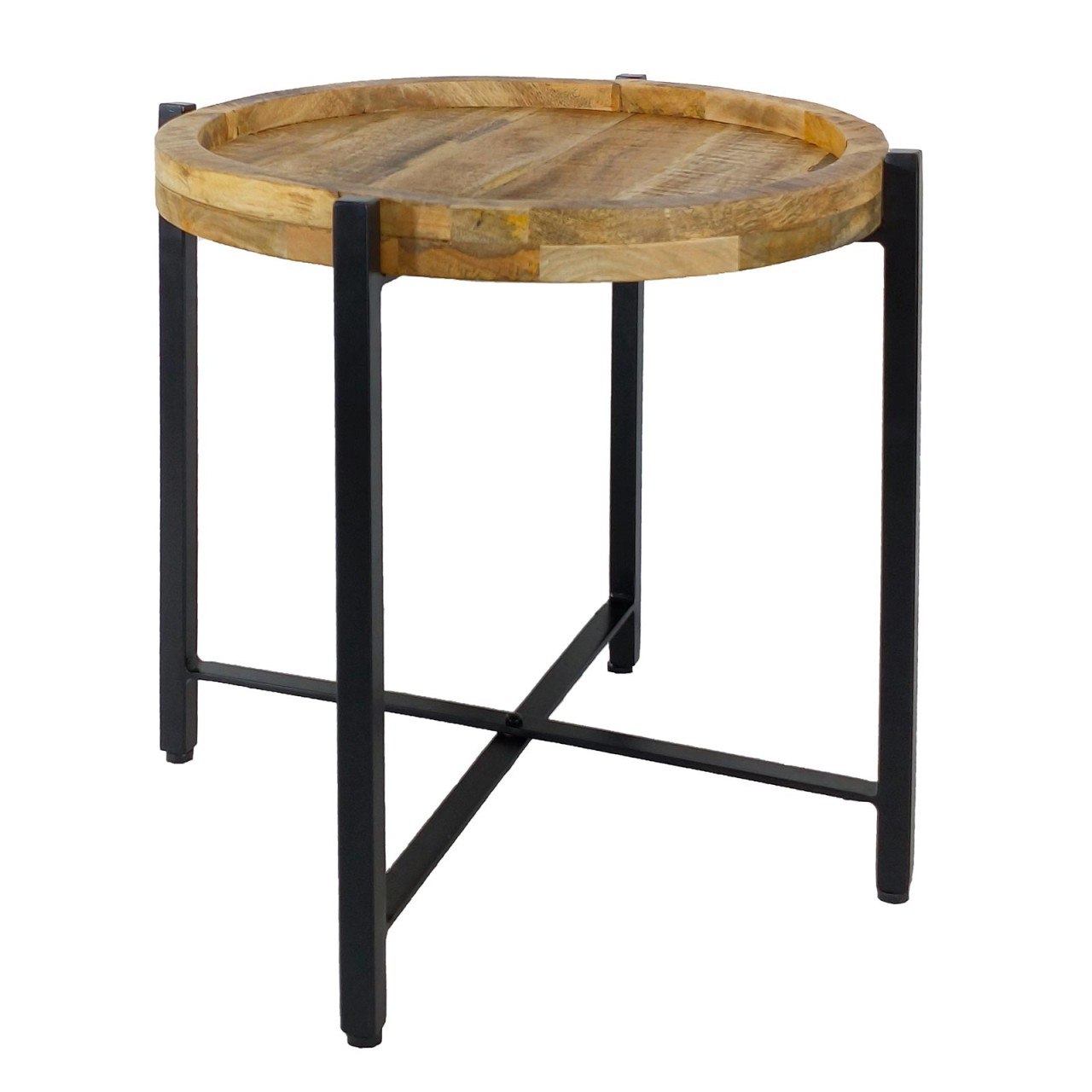 Round side/coffee table Ø46 x H45 cm Sioux metal frame - Image 3