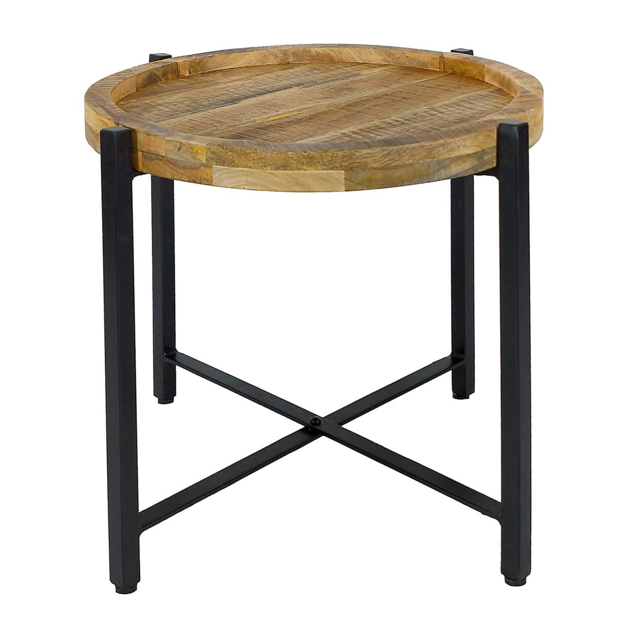 Round side/coffee table Ø46 x H45 cm Sioux metal frame - Image 4
