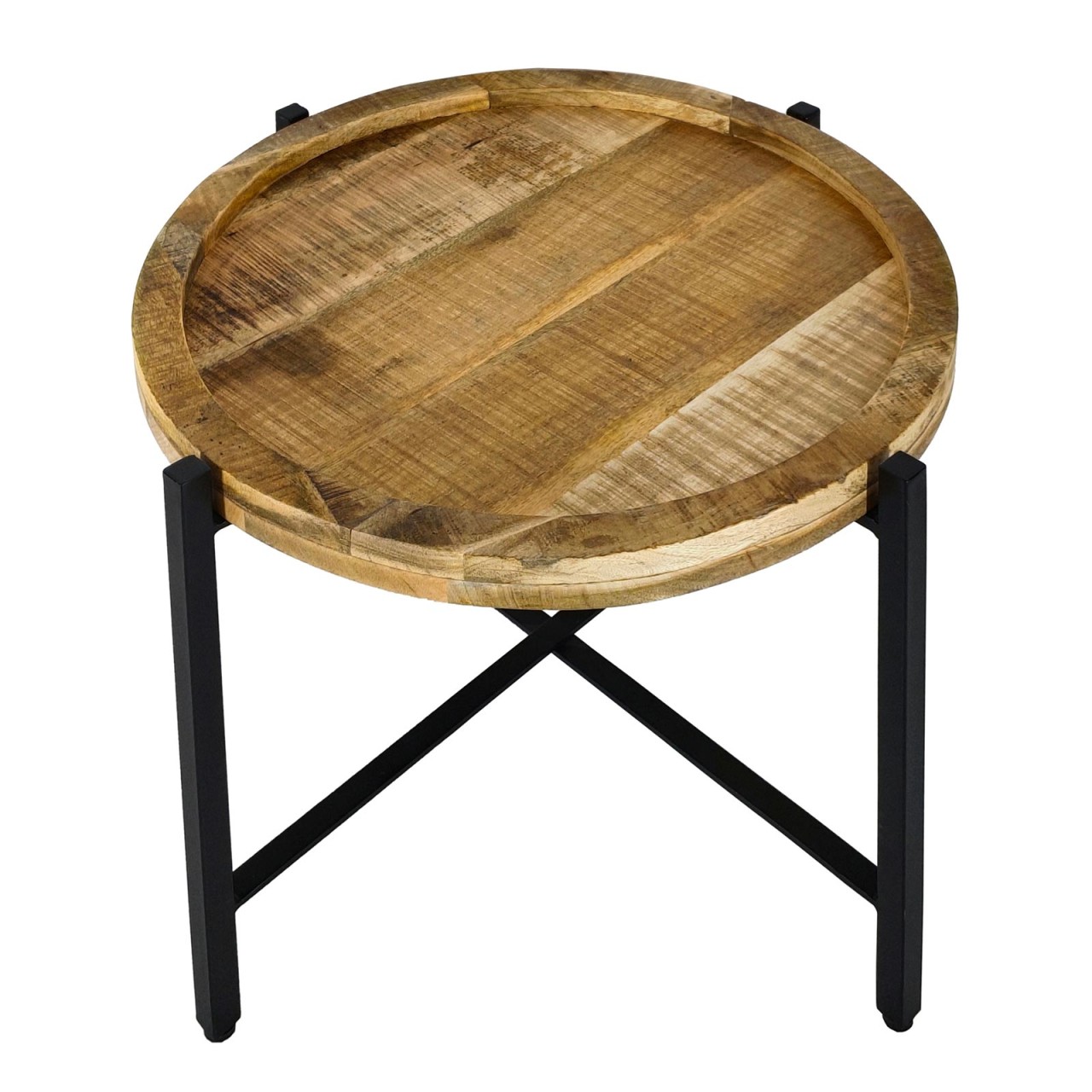 Round side/coffee table Ø46 x H45 cm Sioux metal frame - Image 5