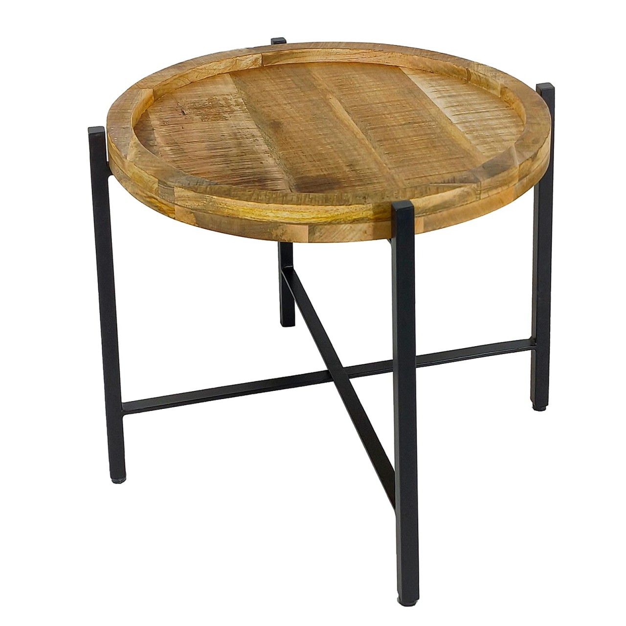 Round side/coffee table Ø46 x H45 cm Sioux metal frame - Image 6