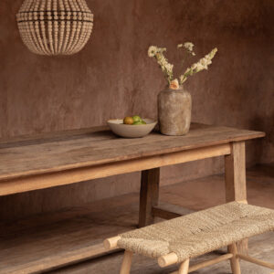 The Porto Seagrass Bench - Natural - Large