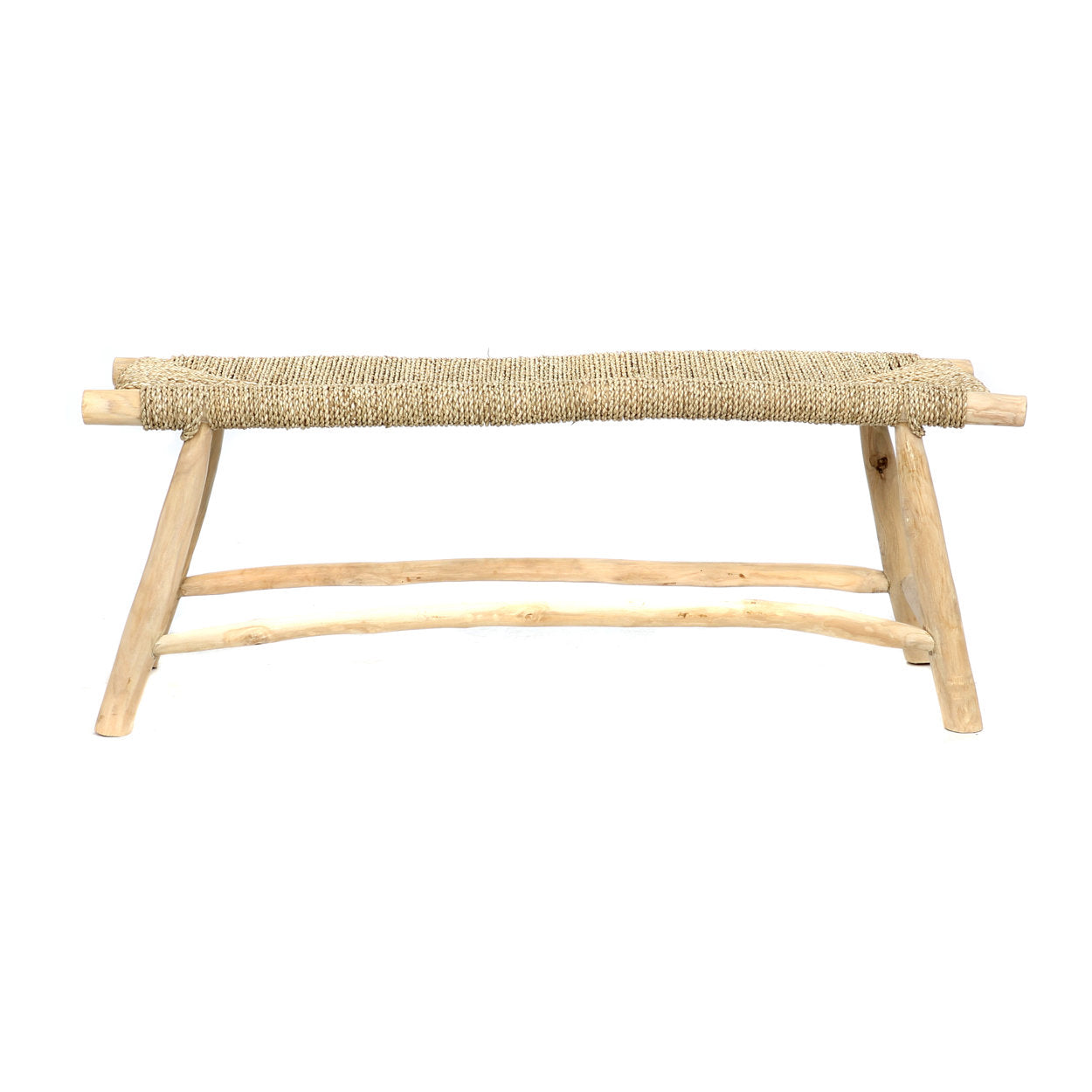 The Porto Seagrass Bench - Natural - Large - Image 7