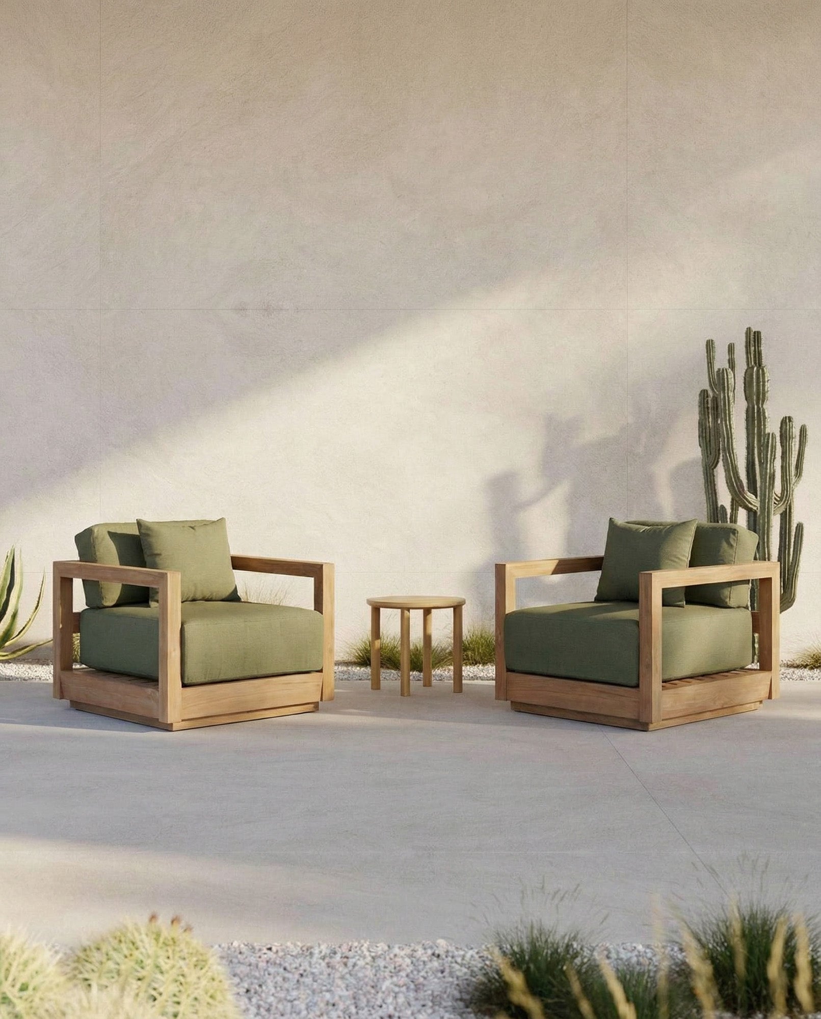 The Umalas One-seater Sofa - Outdoor - Green Algae - Image 3