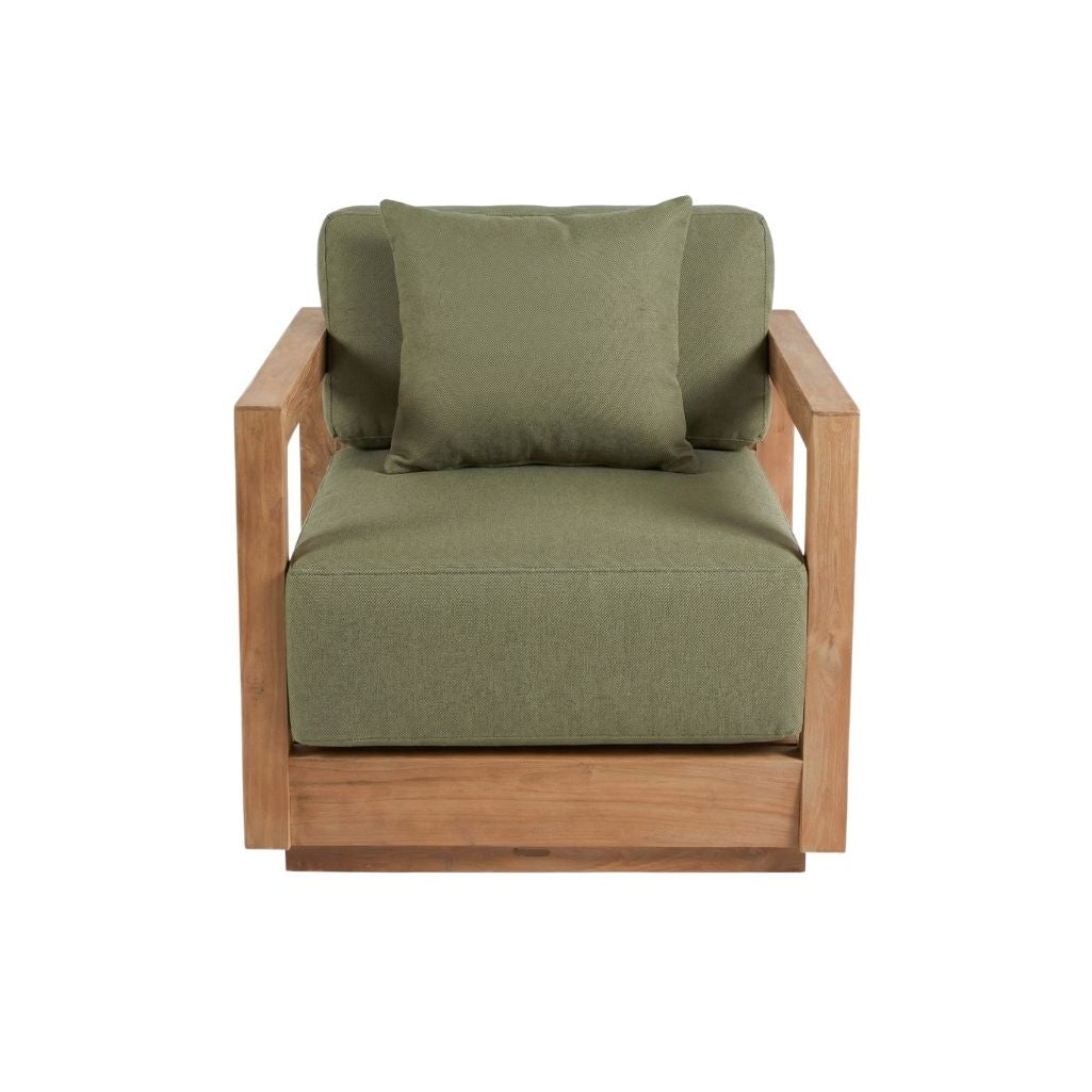 The Umalas One-seater Sofa - Outdoor - Green Algae - Image 4