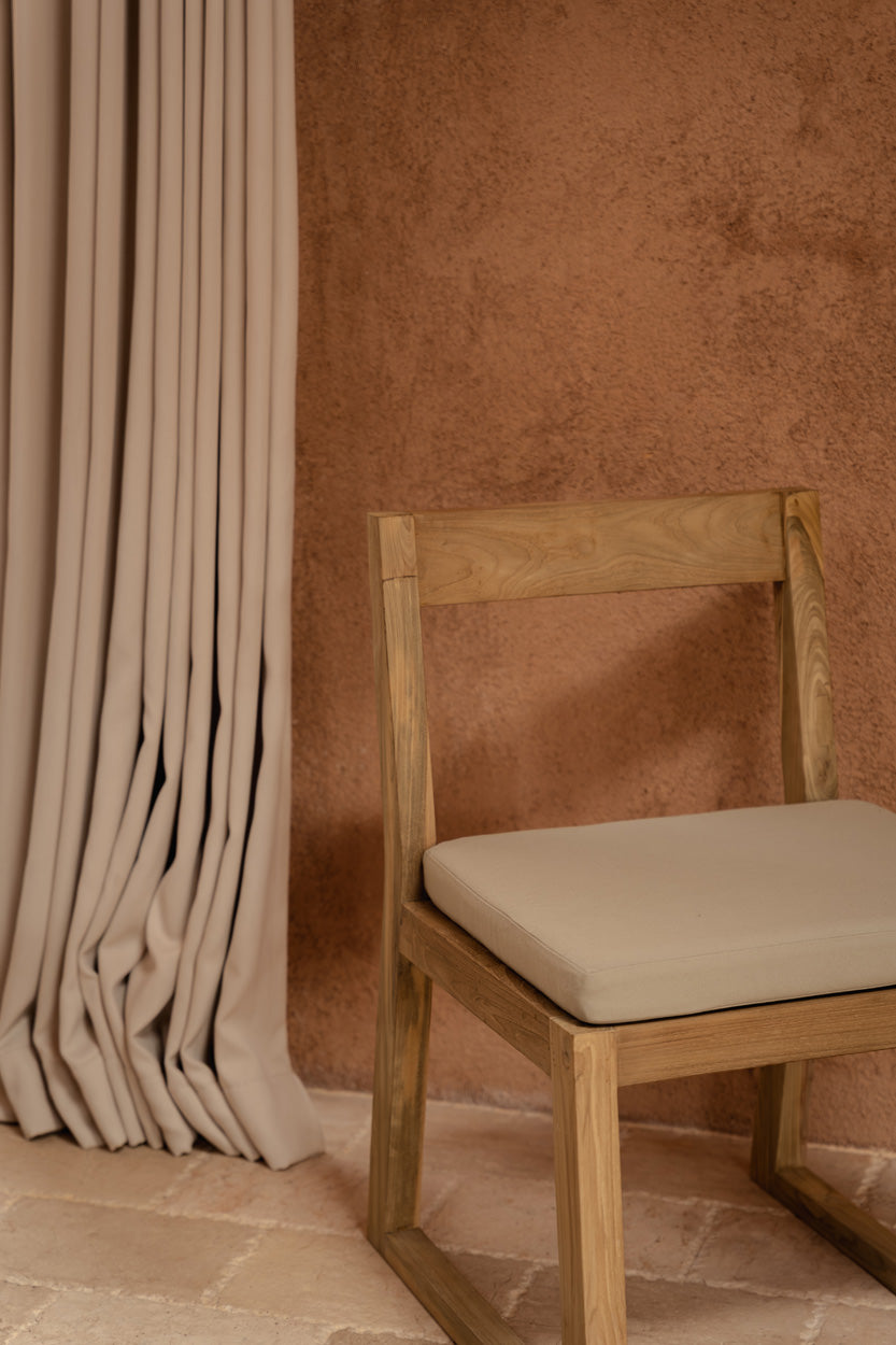 The Linear Dining Chair - Natural Grey - Image 2