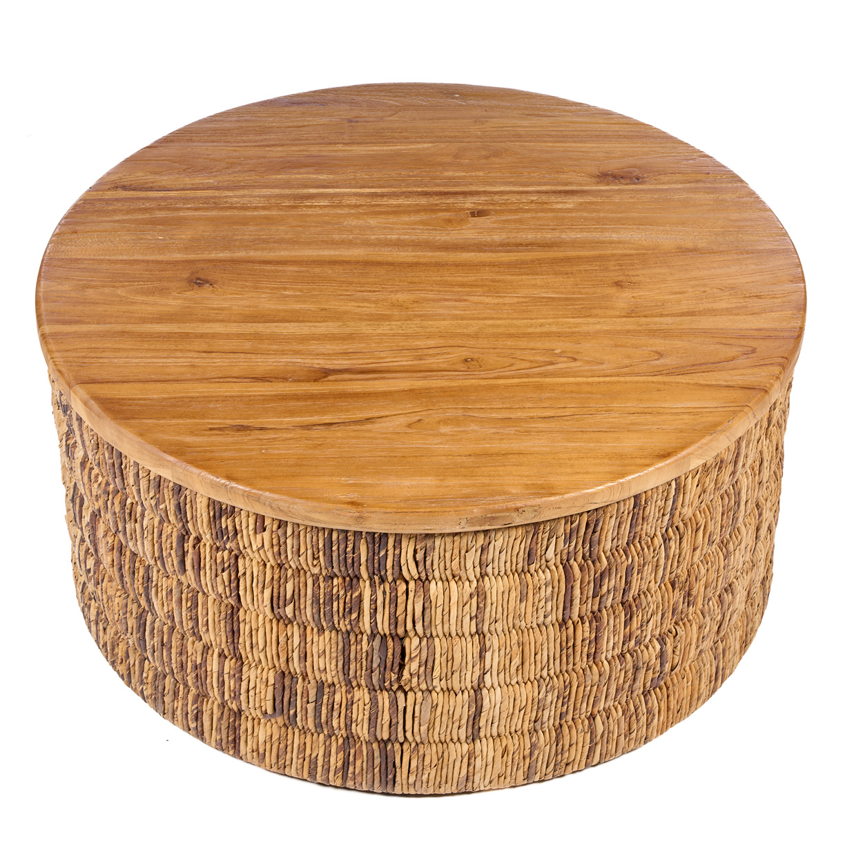 Magani Abaca Round Coffee Table - Natural - Image 4